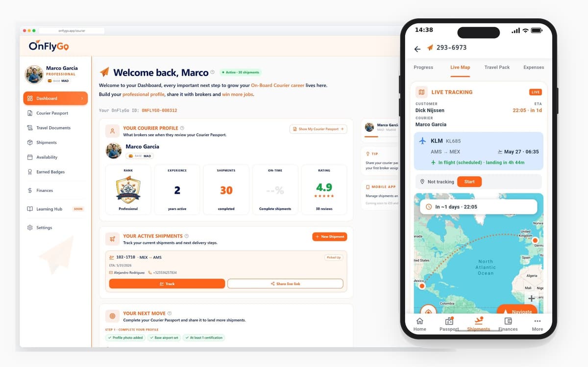 Courier Passport preview